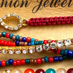 Pretty set of 6 bracelets